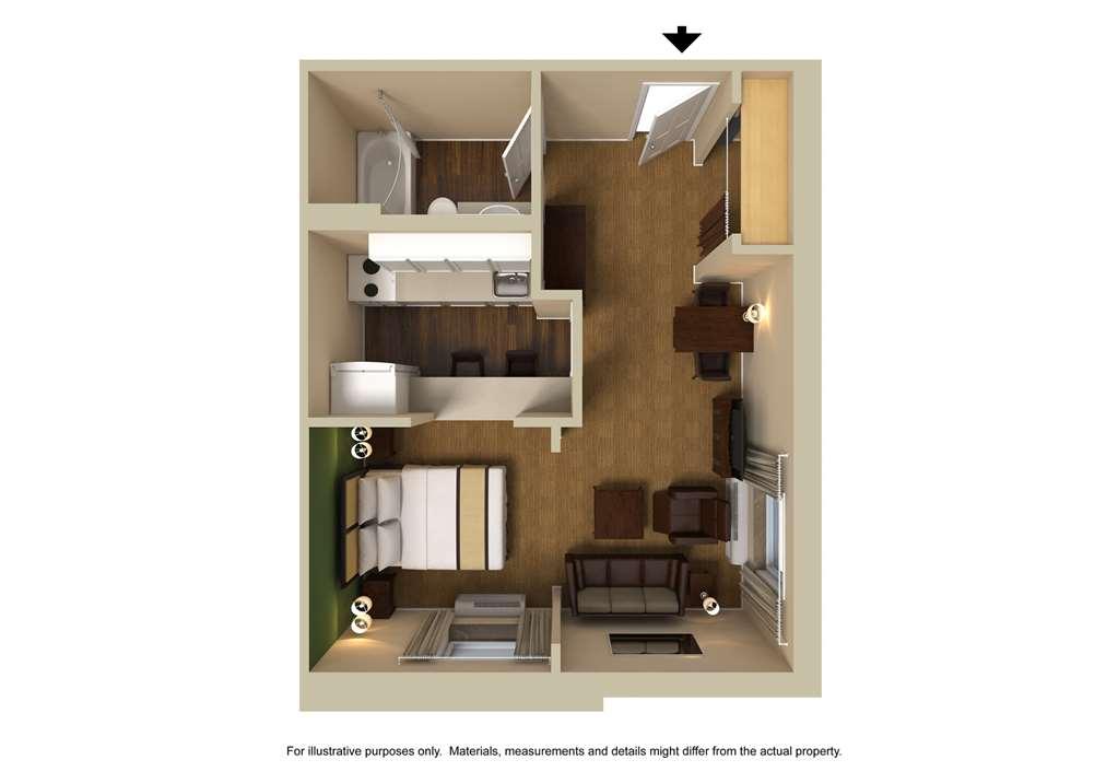 Extended Stay America Suites - Raleigh - Cary - Harrison Ave Habitación foto